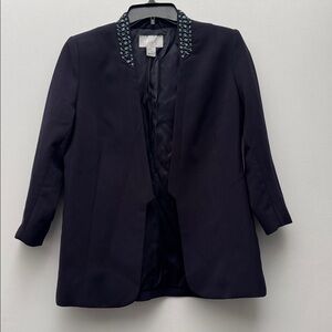 Bejeweled H&M Navy Blazer